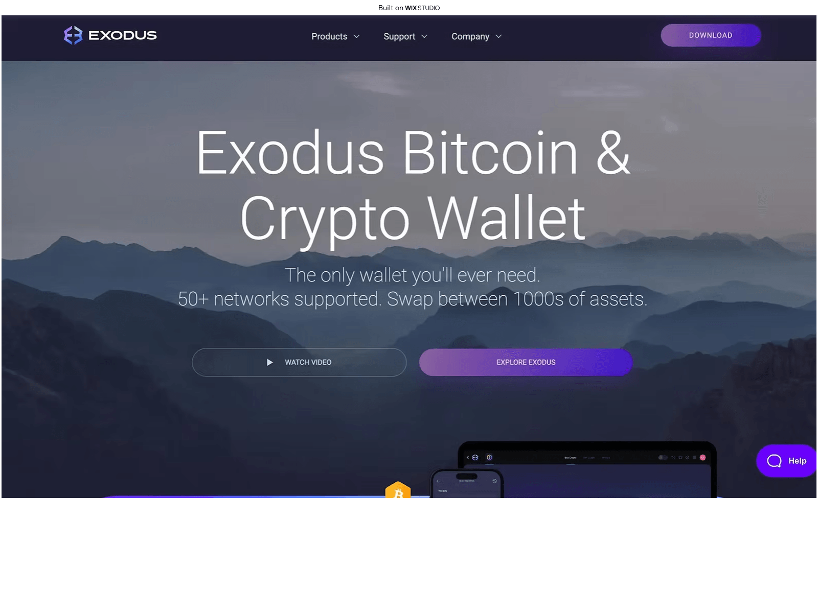 Screenshot of web3-eoxdus.wixstudio.com