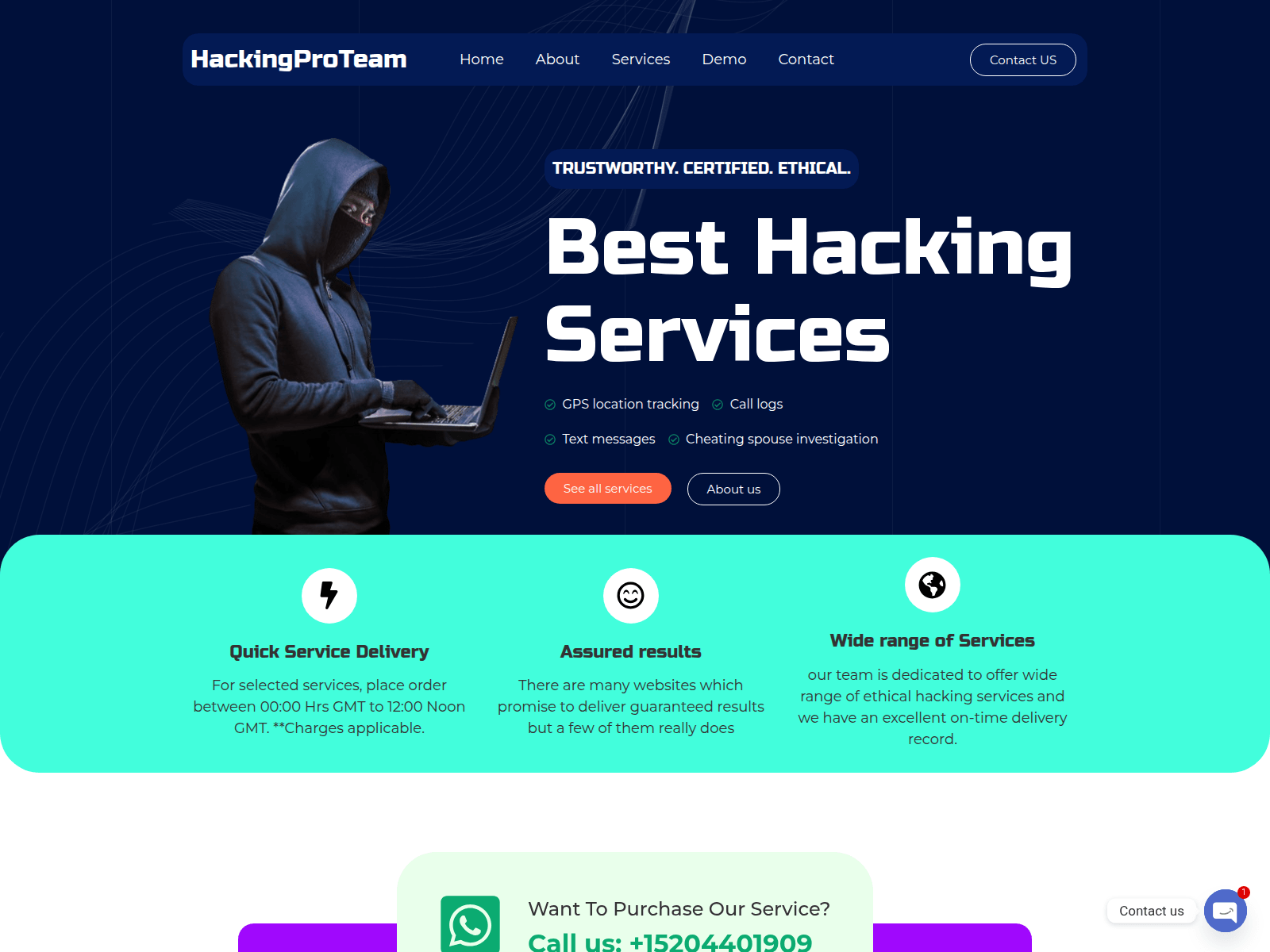 Forensic screenshot of hackingproteam.com