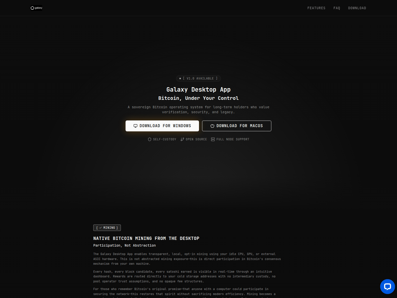 Forensic screenshot of galaxydesktop.live