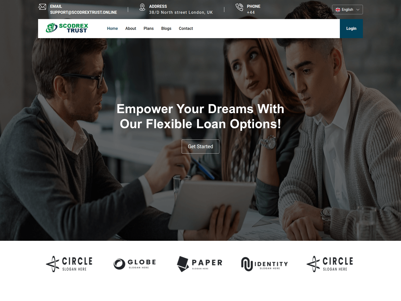 Screenshot of scodrextrust.online