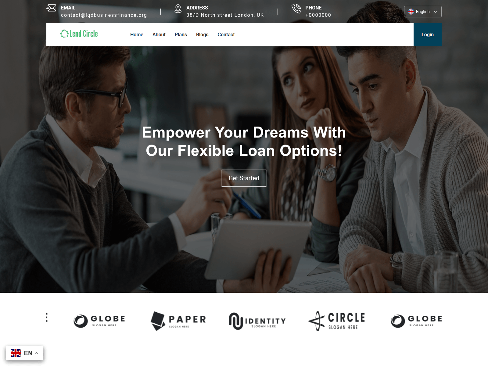Screenshot of lendcircle.org