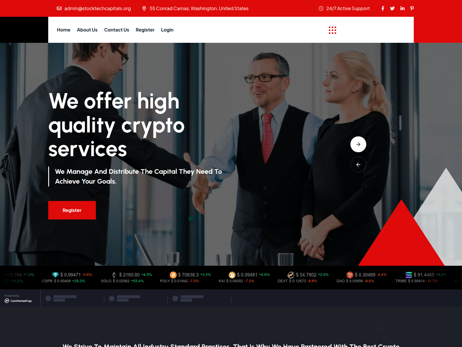 Screenshot of stocktechcapitals.org