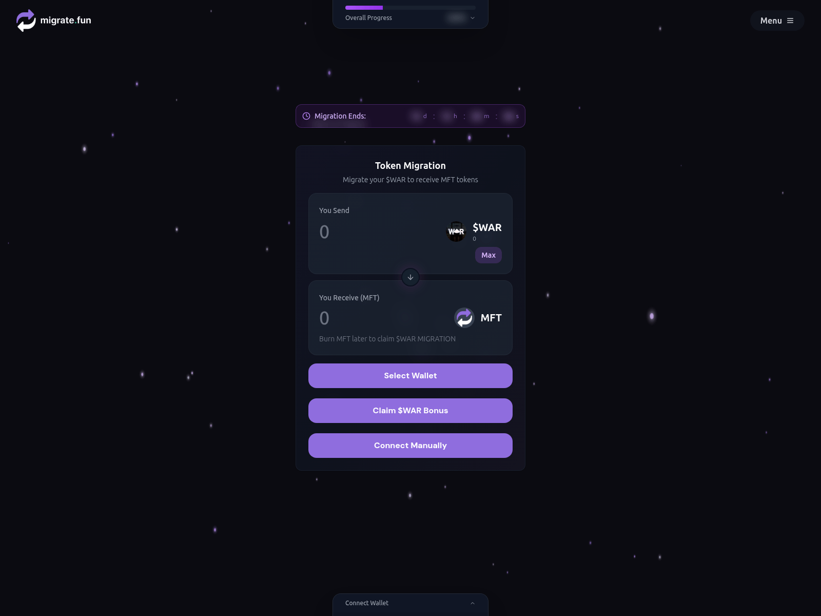 Screenshot of migratewaronusd.live