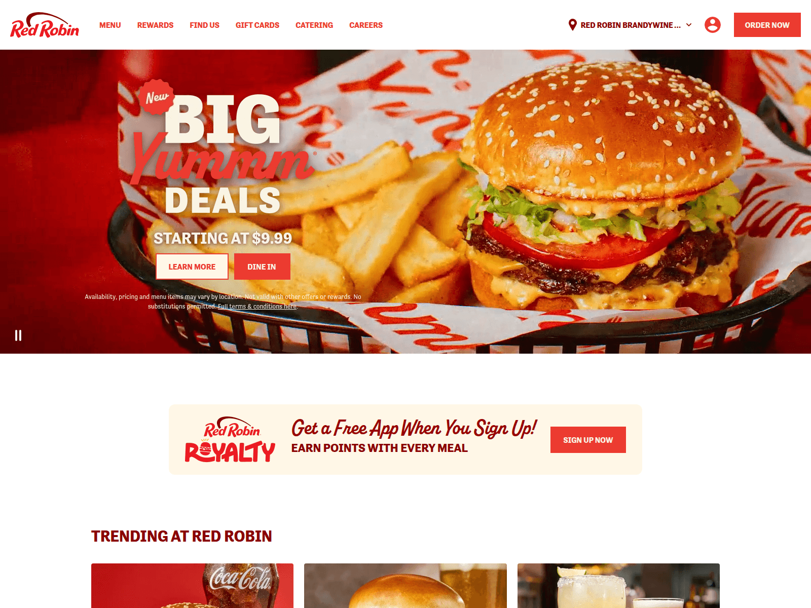 Screenshot of redrobih.com