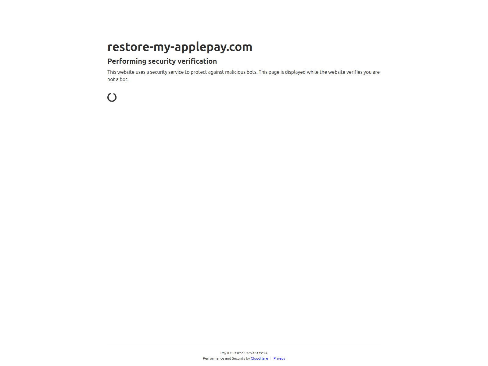 Screenshot of restore-my-applepay.com