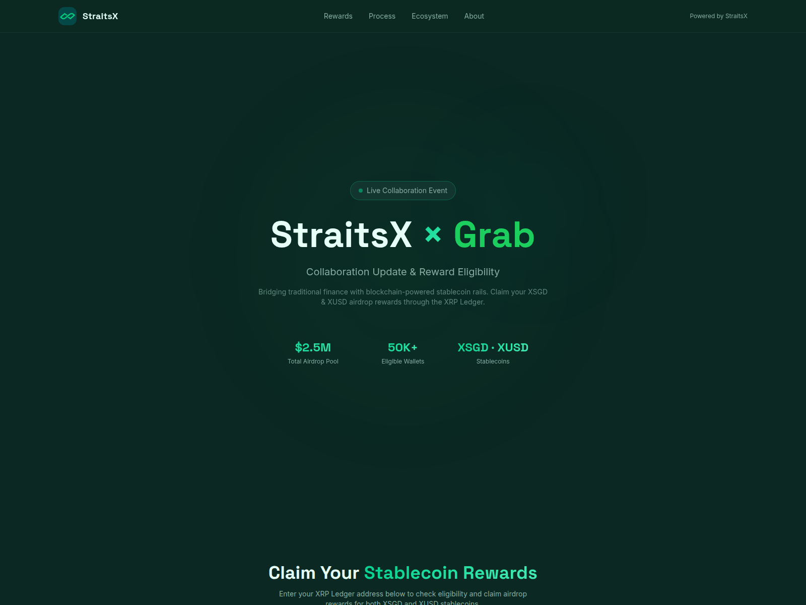 Screenshot of straitsxgrab.com