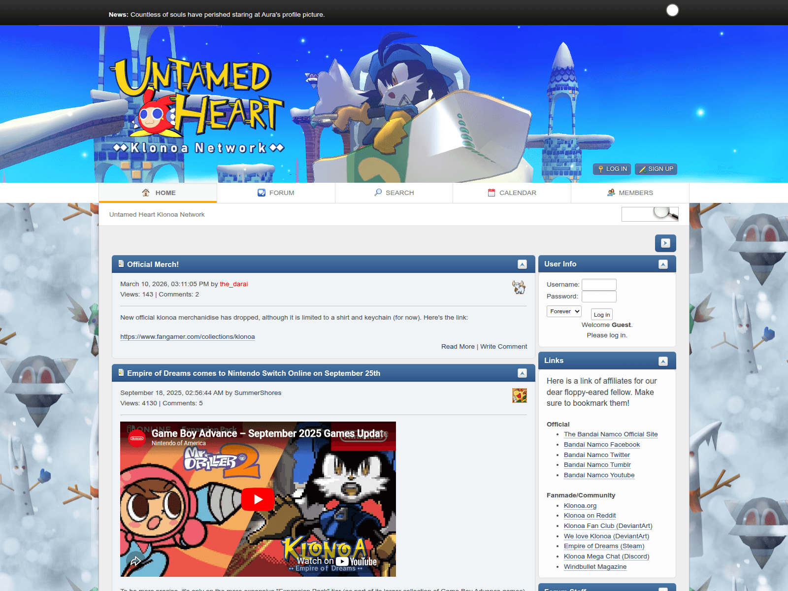 Screenshot of klonoa.network