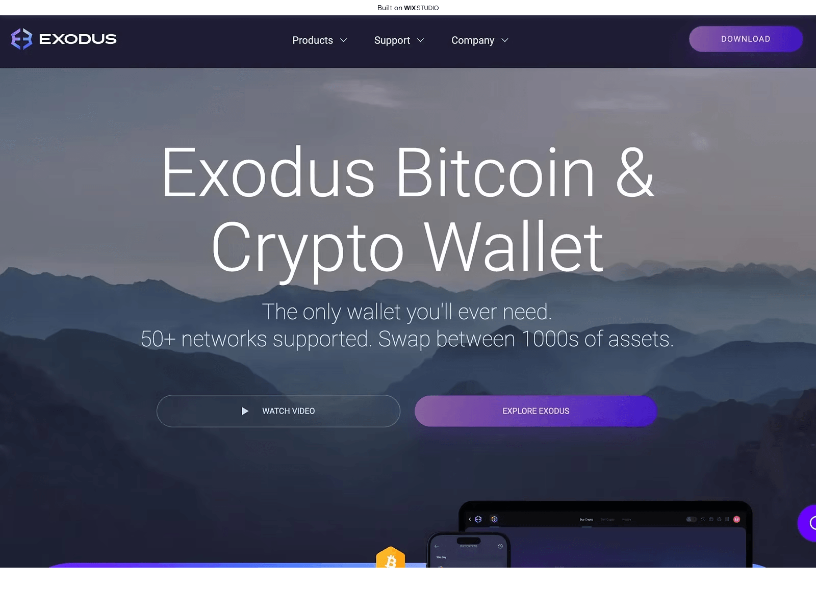 Forensic screenshot of en-exdus.wixstudio.com