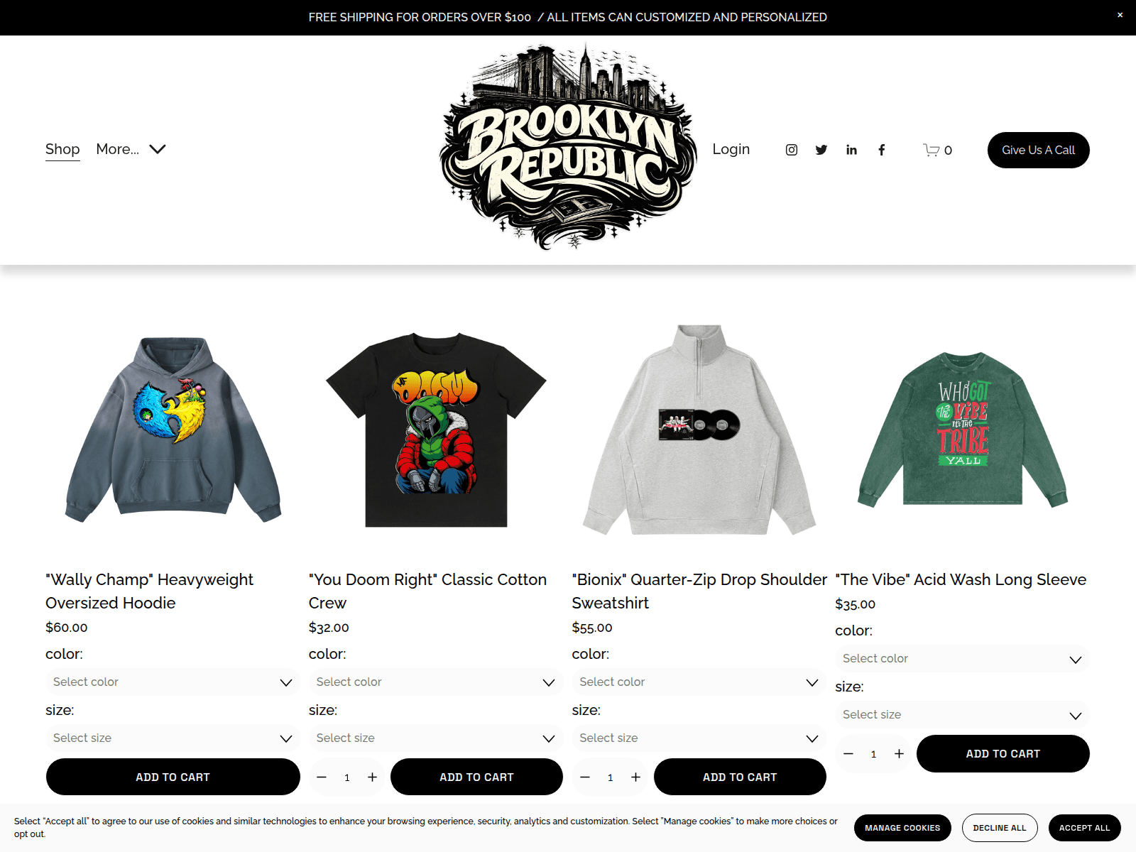 Screenshot of bklynrpblc.com