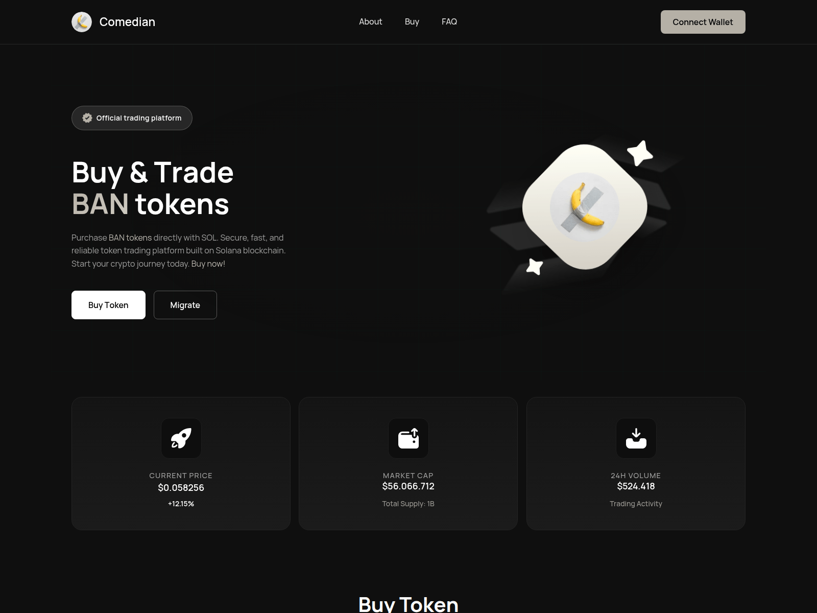 Forensic screenshot of comedianmeme.xyz