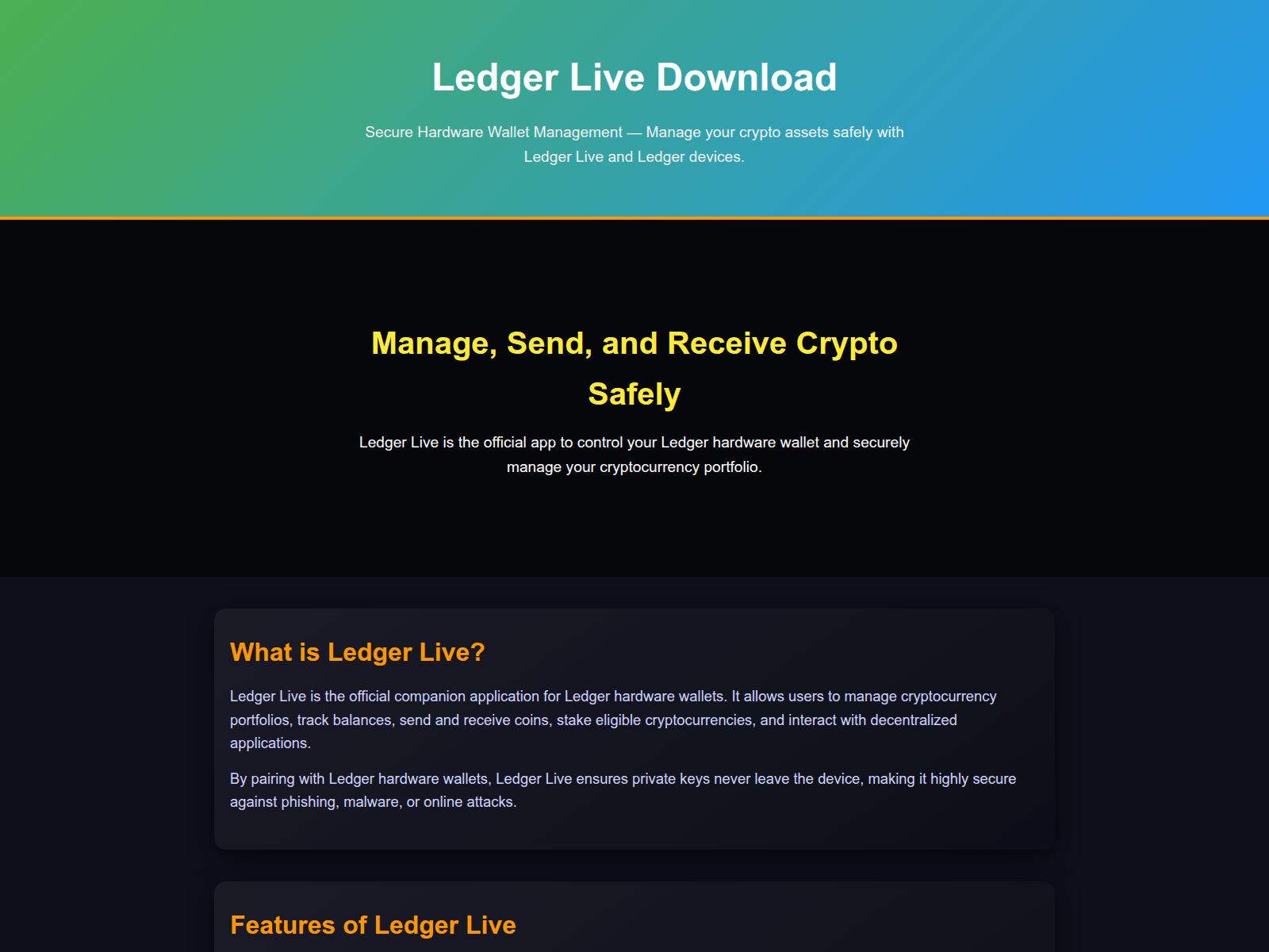 Screenshot of ladgr-live-hardw.pages.dev