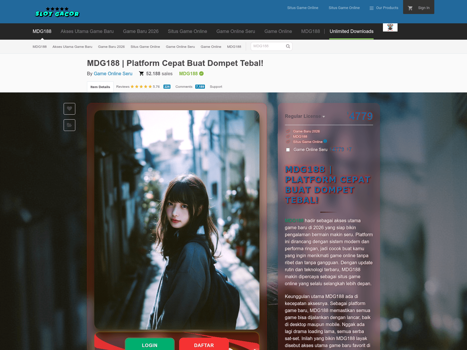 Screenshot of www.nayanvision.com
