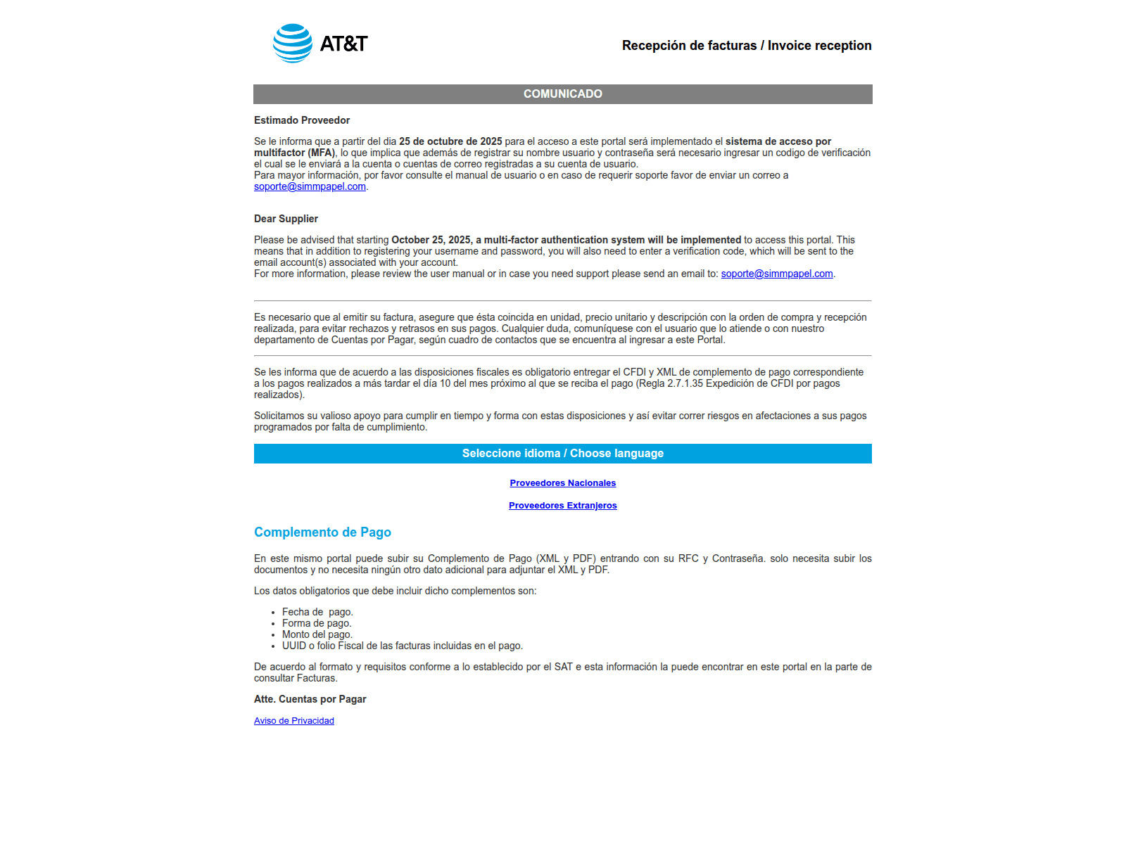 Forensic screenshot of recepcioncfdi.com