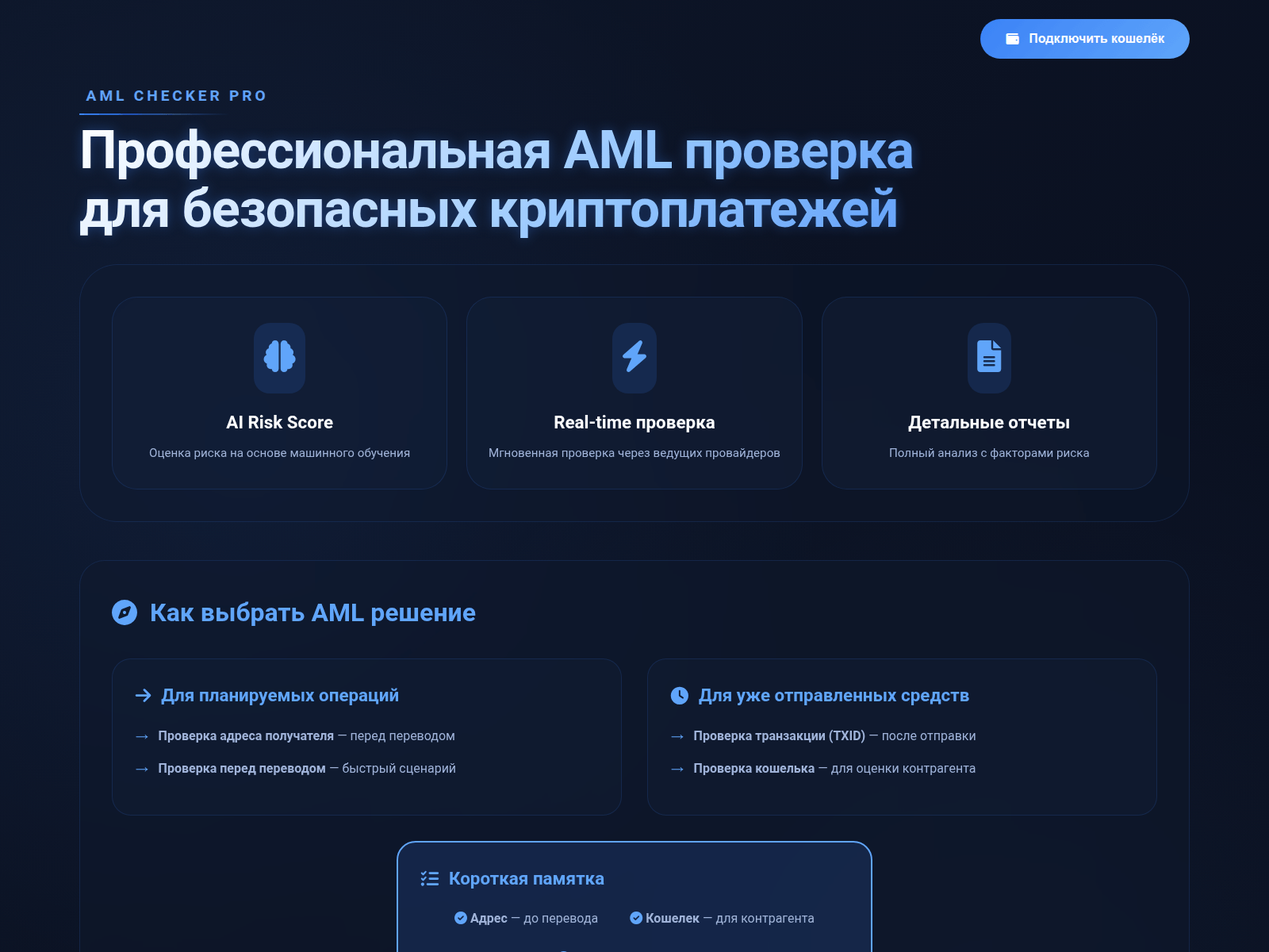 Screenshot of amlriskscoreanalysis.ru