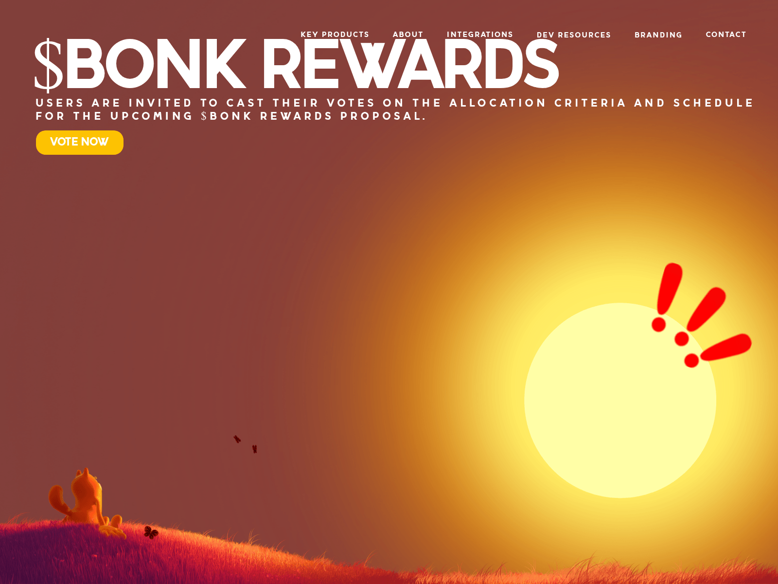 Forensic screenshot of votes-bonkcoin.com