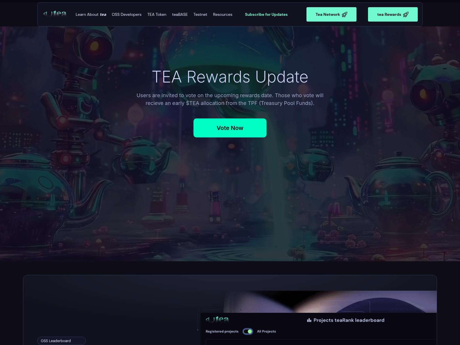 Forensic screenshot of vote-teaprotocol.pages.dev