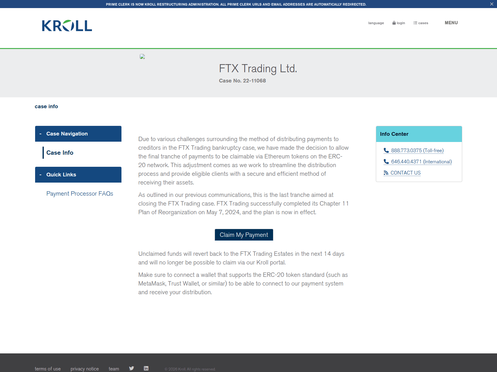 Forensic screenshot of ftx.case-debtors.com