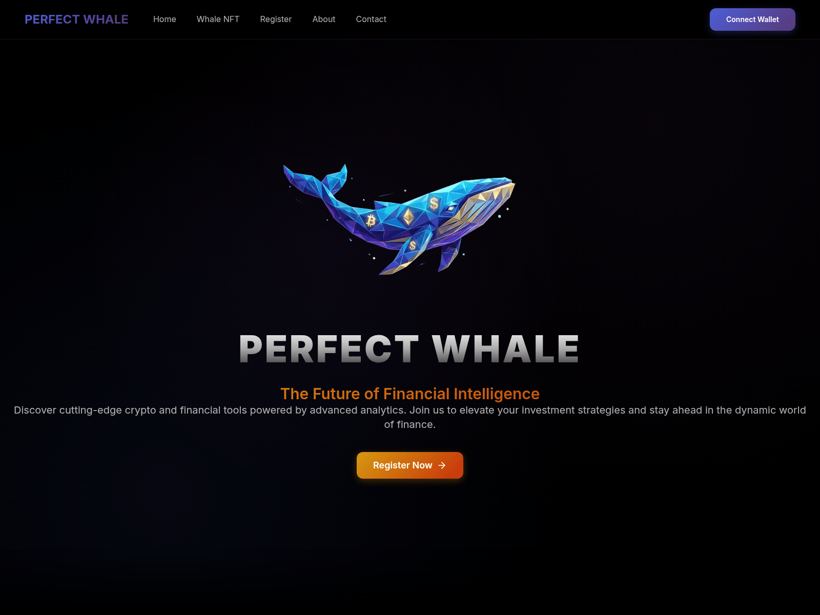 Forensic screenshot of perfectwhalesystem.io