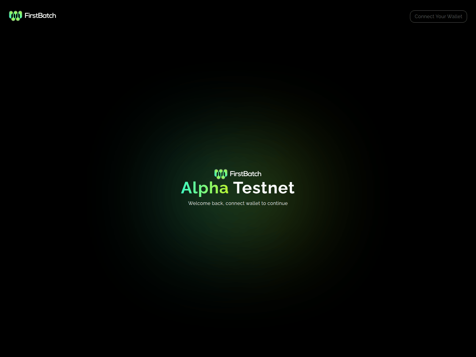 Screenshot of app.firstbatch.xyz