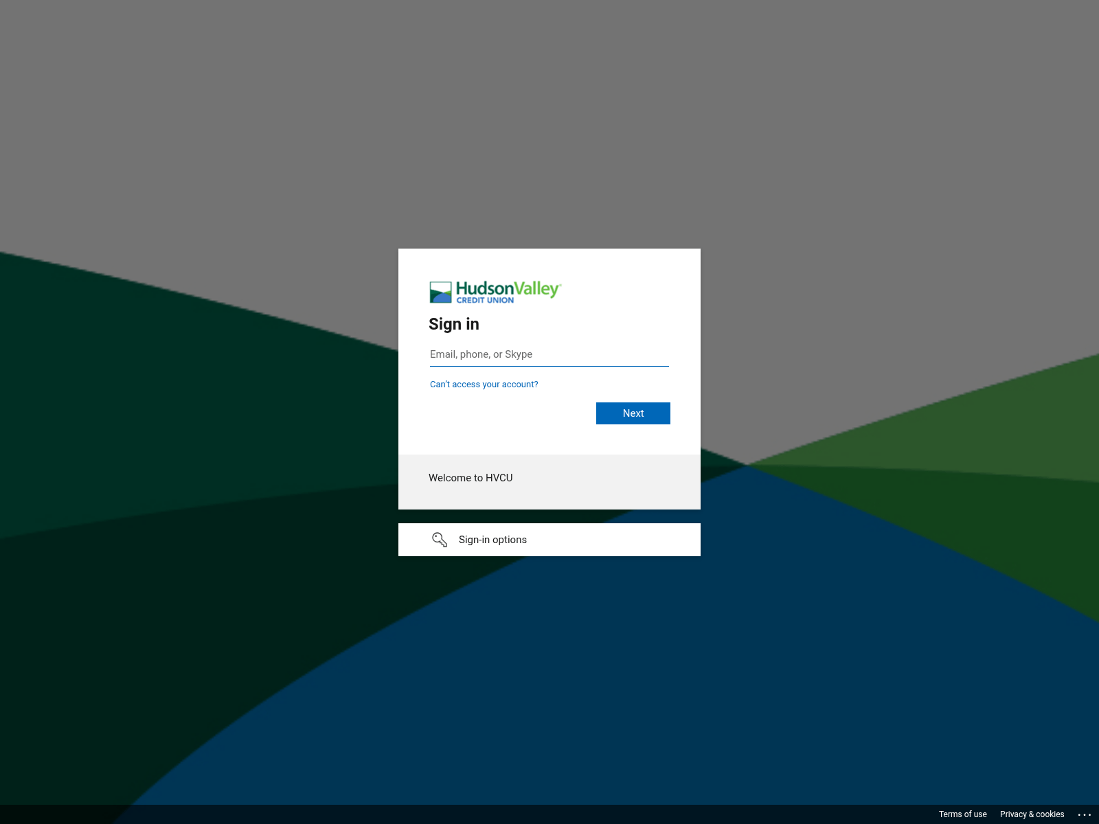 Forensic screenshot of hvfcu.bwfm.platform.verint.com