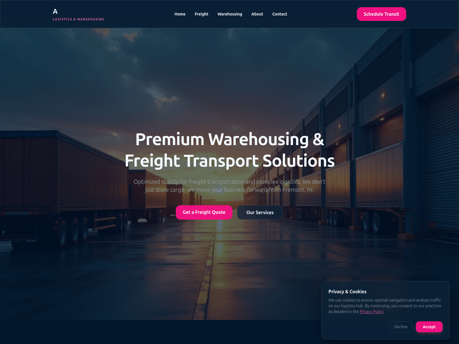 Forensic screenshot of ateamstorageunits.com
