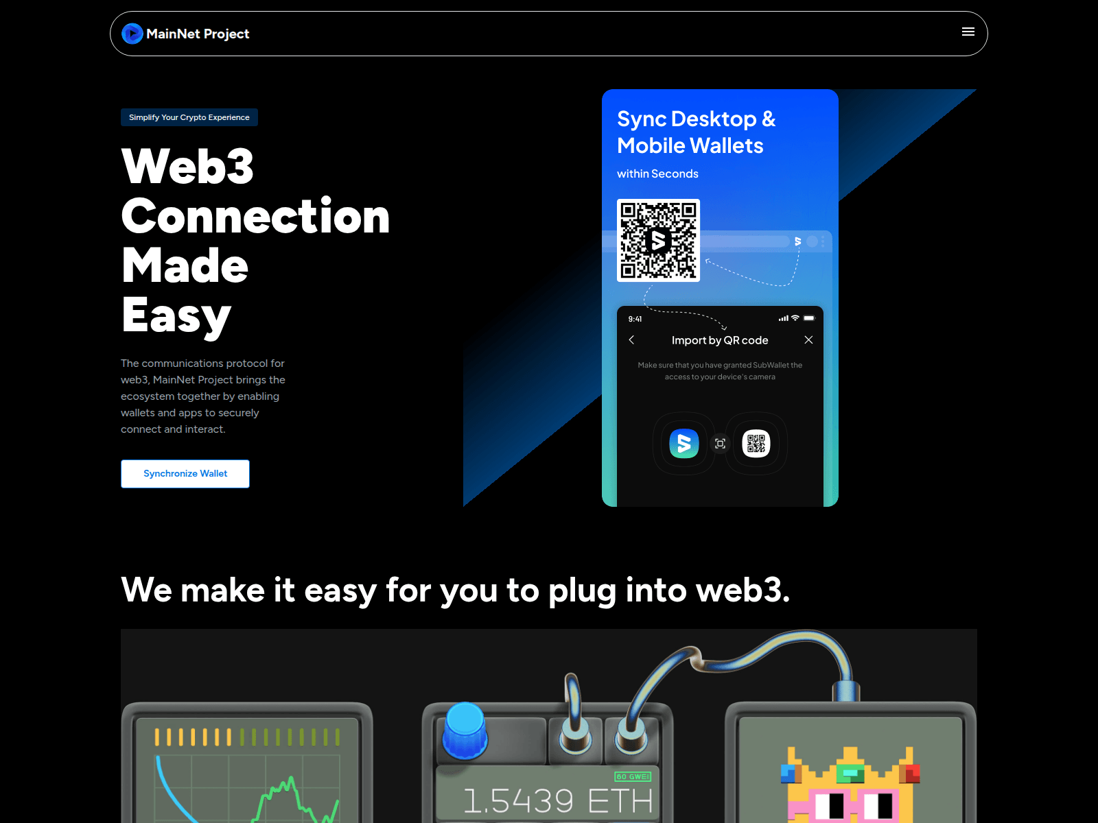 Screenshot of mainnetsportal.pages.dev
