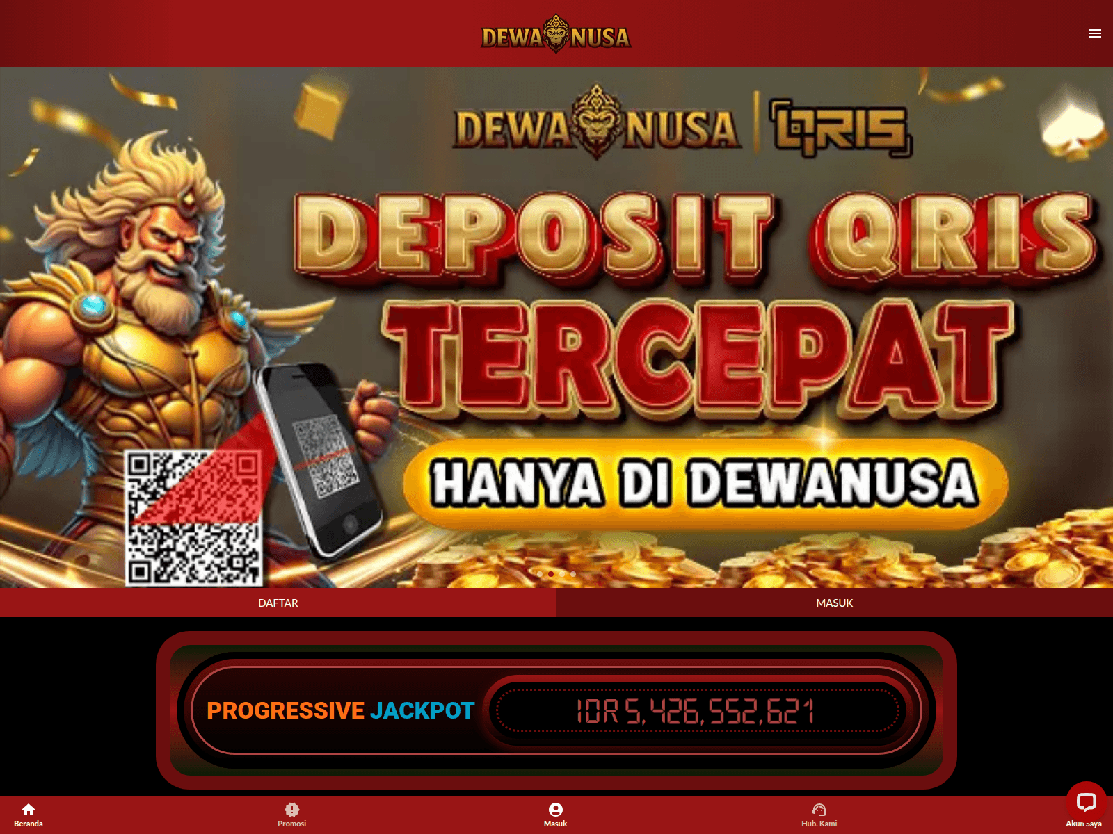 Screenshot of dewanusa.rest