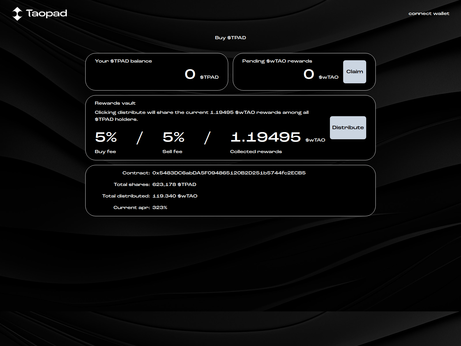 Screenshot of taopad-io.pages.dev