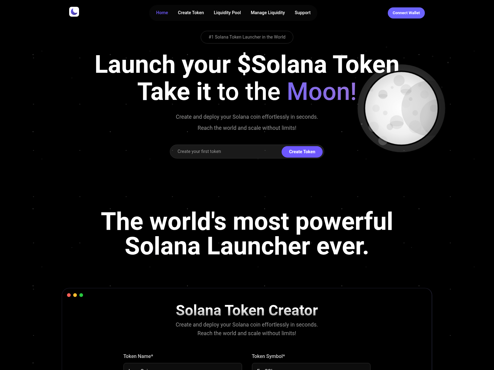 Forensic screenshot of sollaunchpad.com