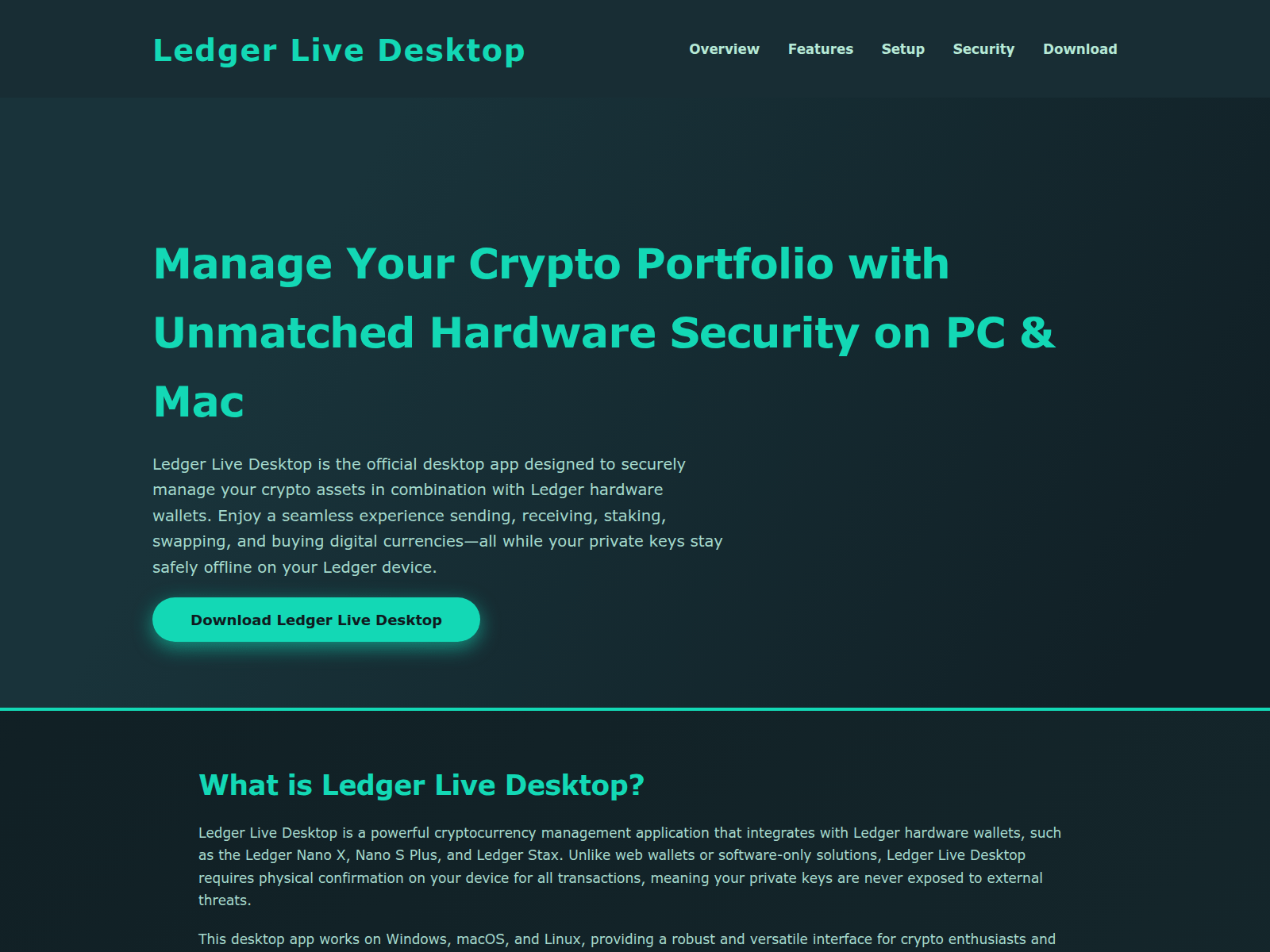 Forensic screenshot of leddgerr-live-desktop.pages.dev