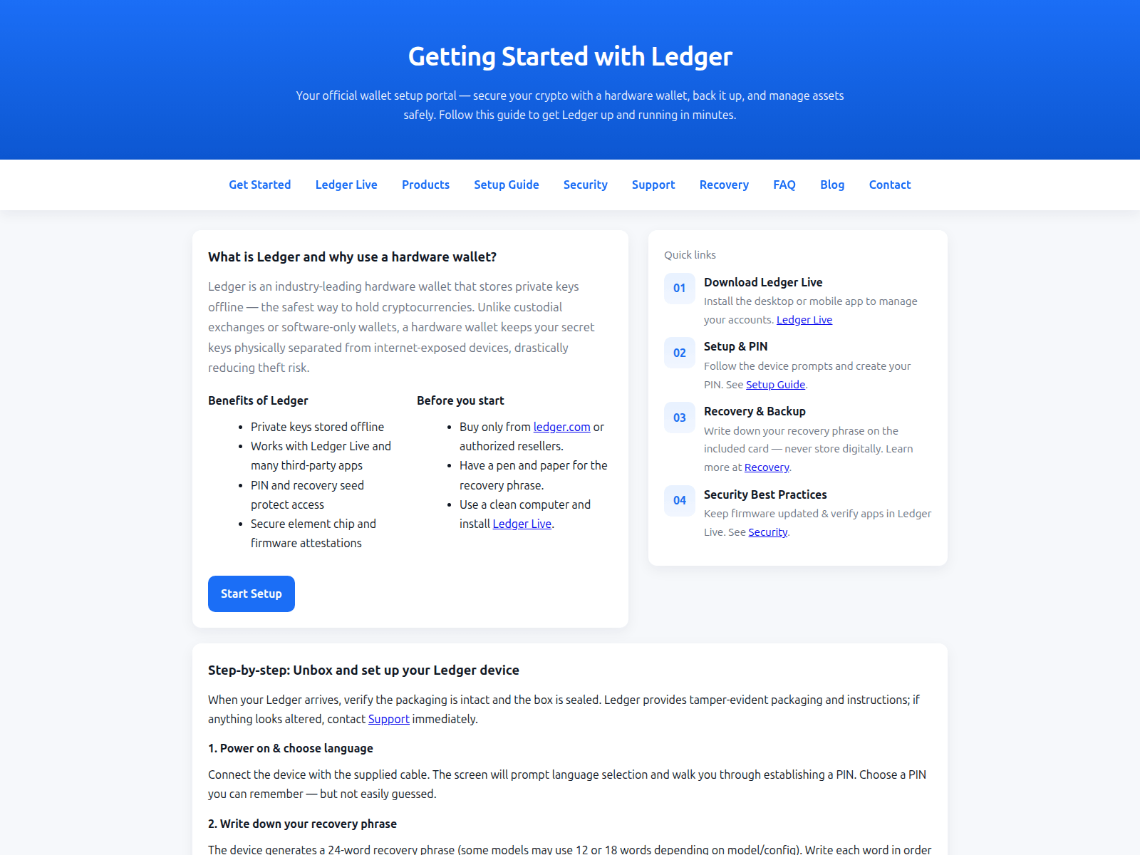 Screenshot of ledjer-start-eib.pages.dev