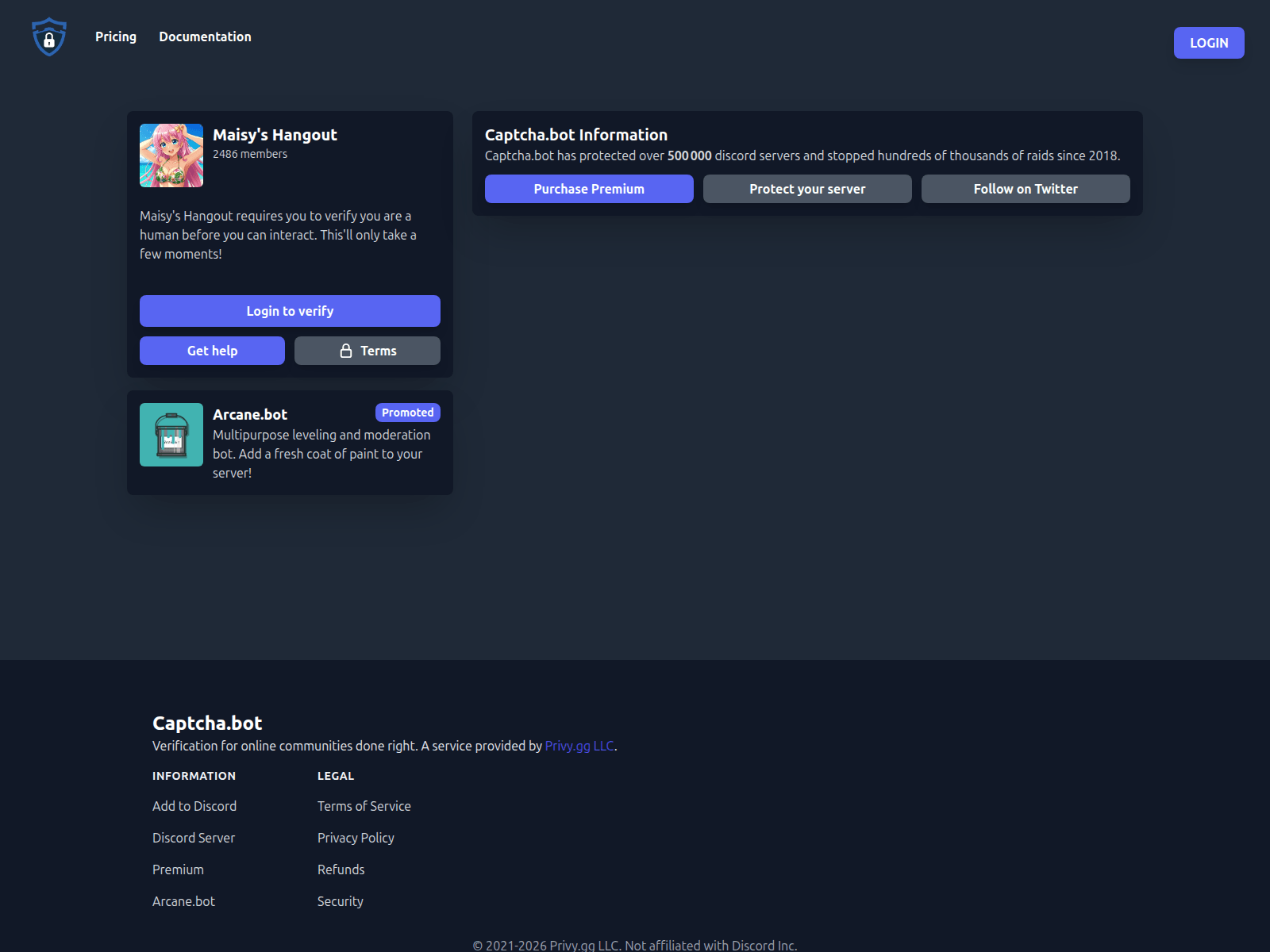 Screenshot of protect.mee6-verifications.icu