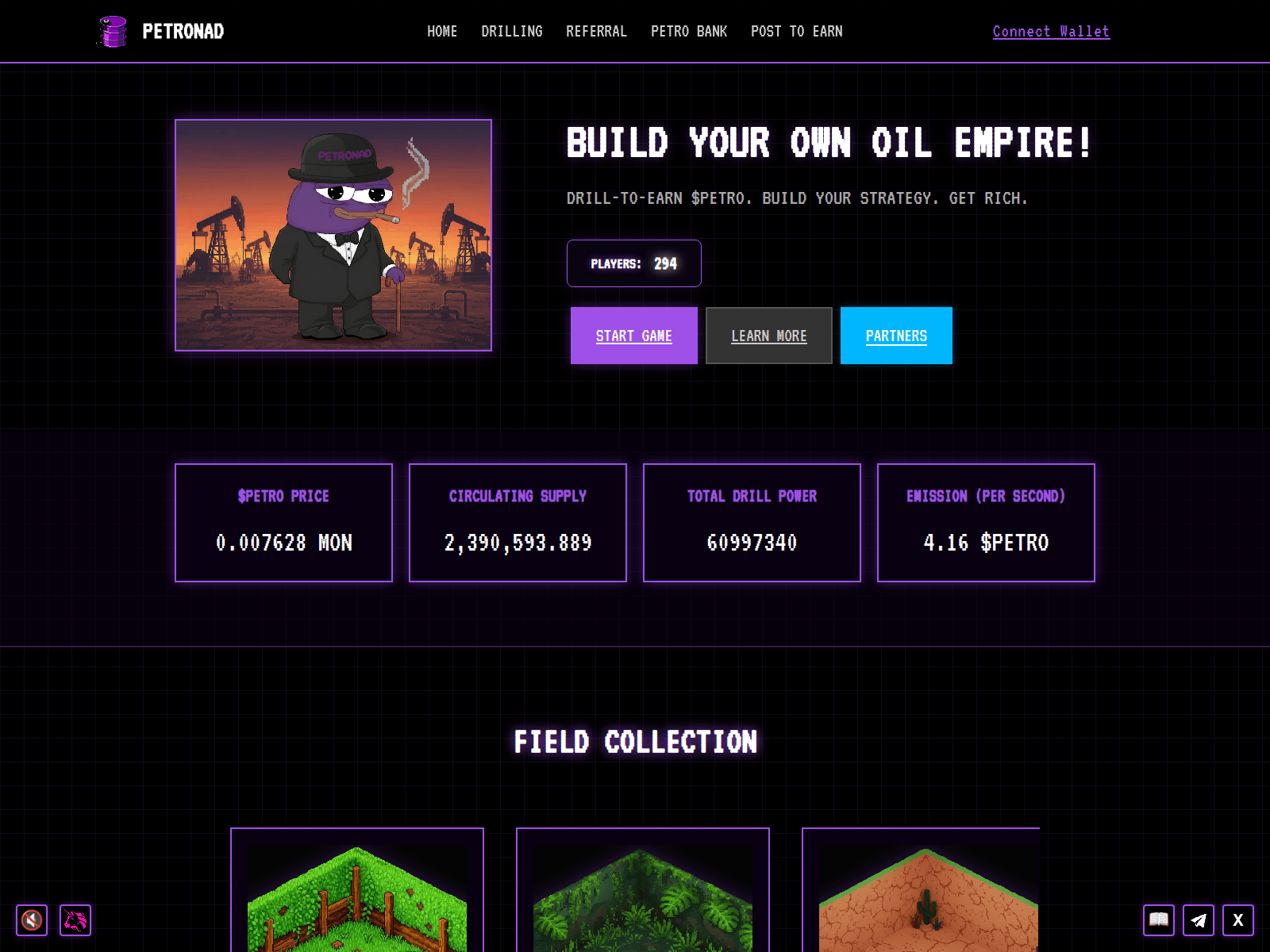 Forensic screenshot of petronad.xyz