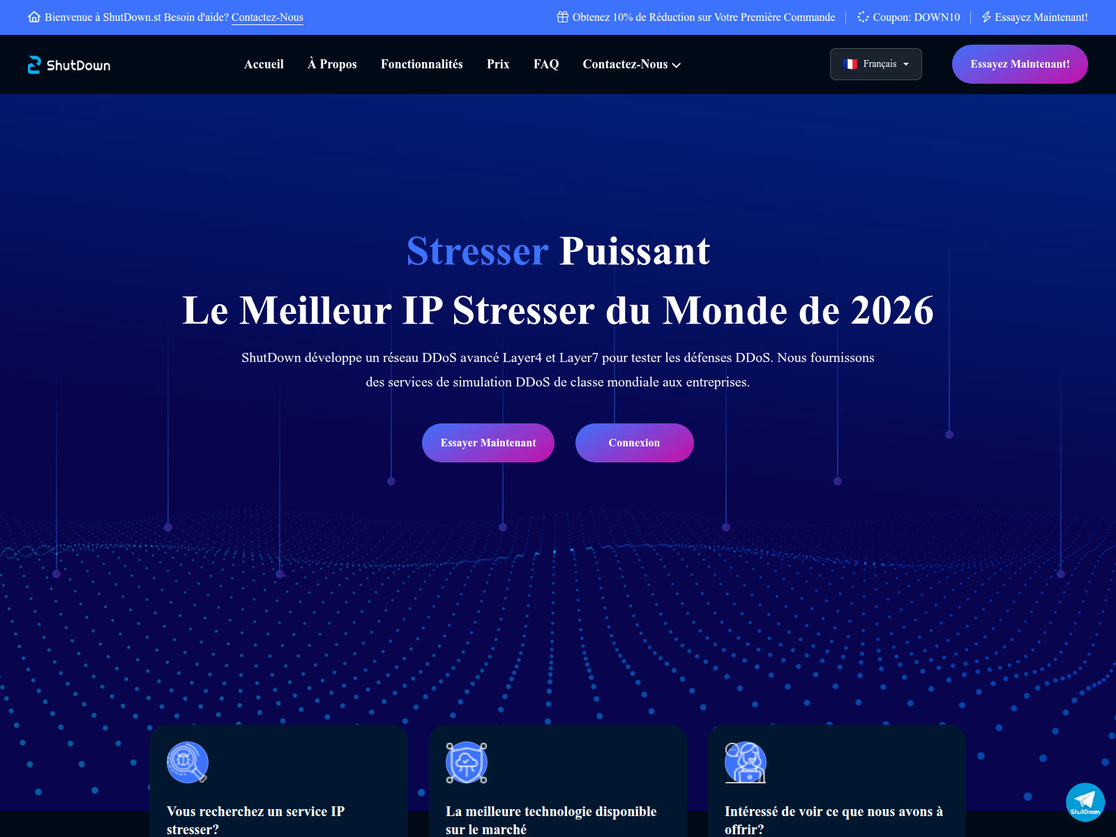 Screenshot of shutdown.st