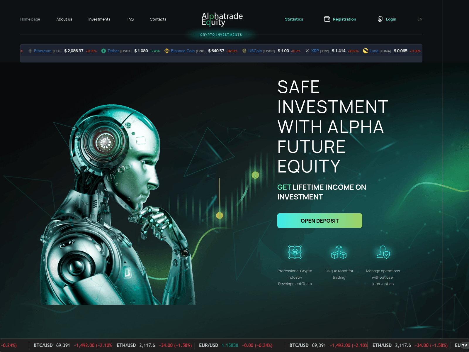 Forensic screenshot of alphafutureequity.com