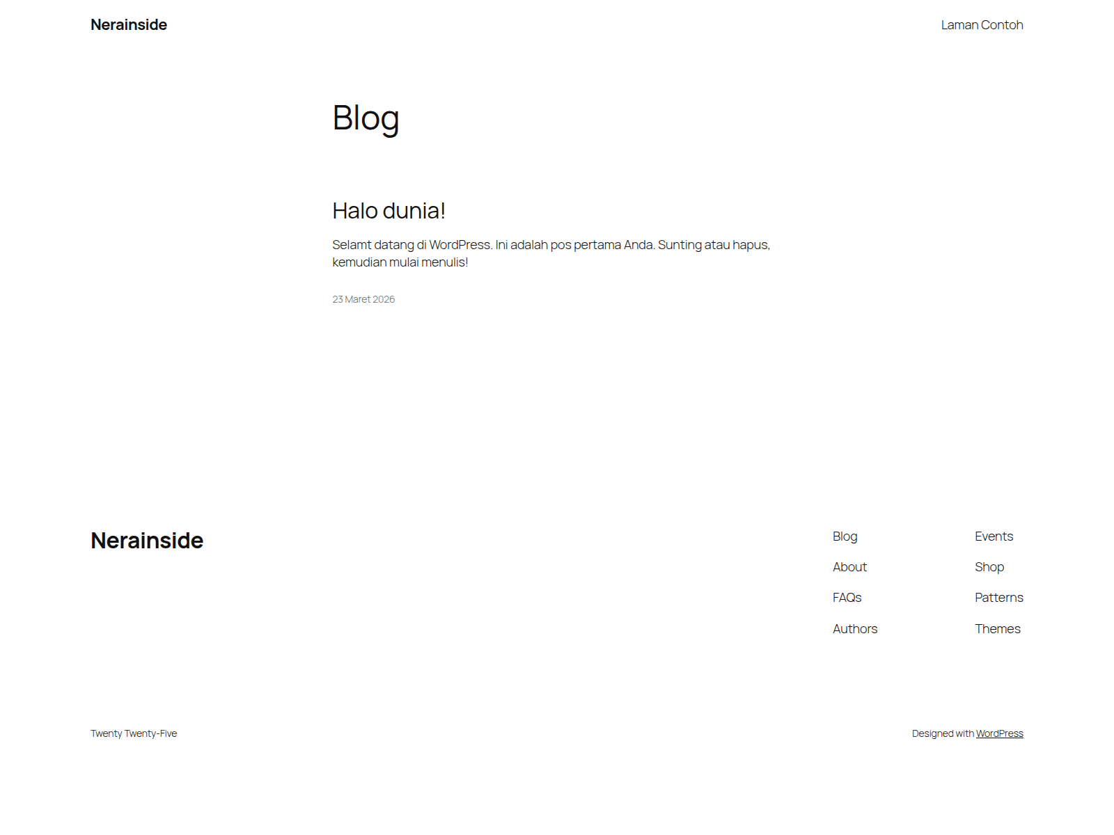 Forensic screenshot of nerainside.com