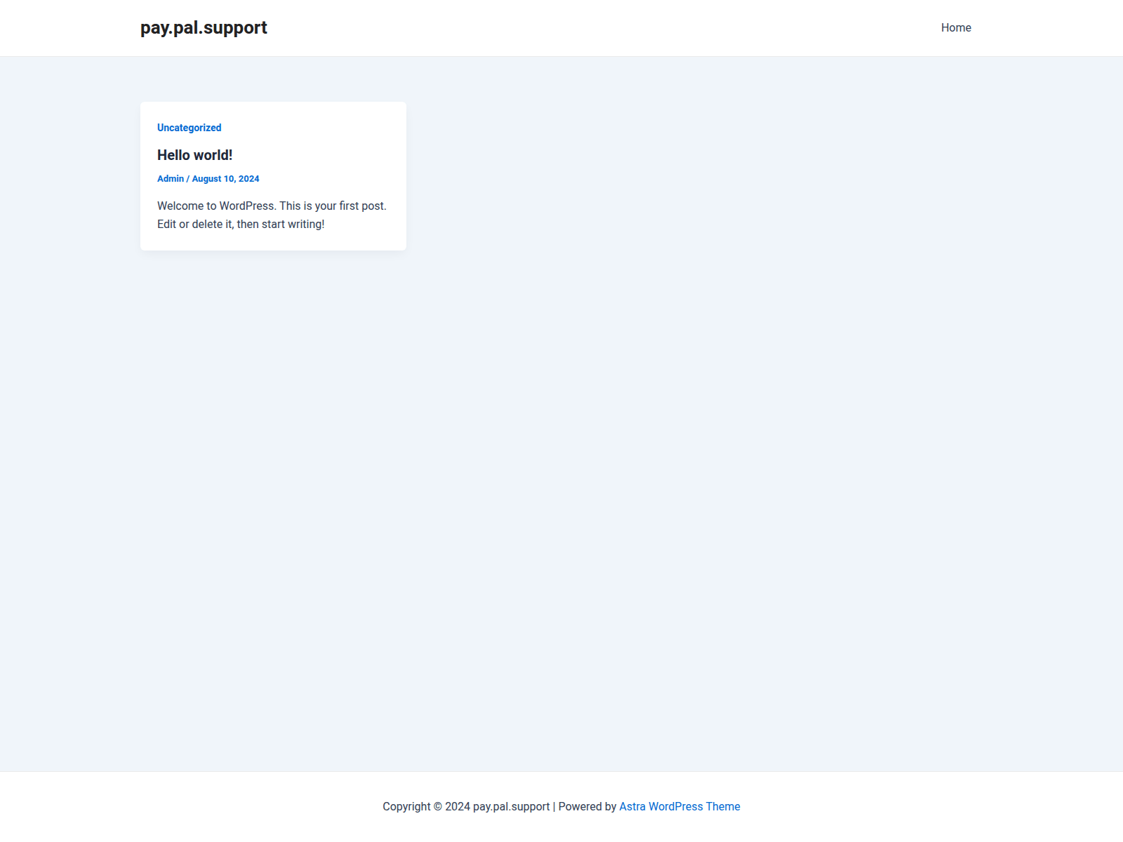 Forensic screenshot of paypalsupport.pages.dev