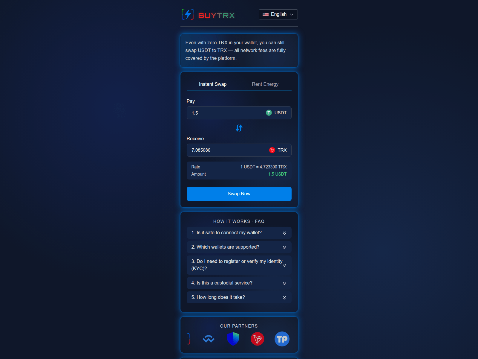 Forensic screenshot of buytrx.us