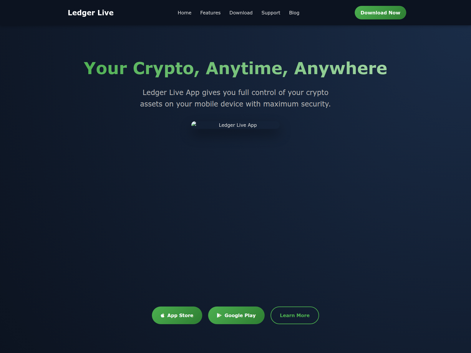 Forensic screenshot of io-ledgrlive-app.pages.dev