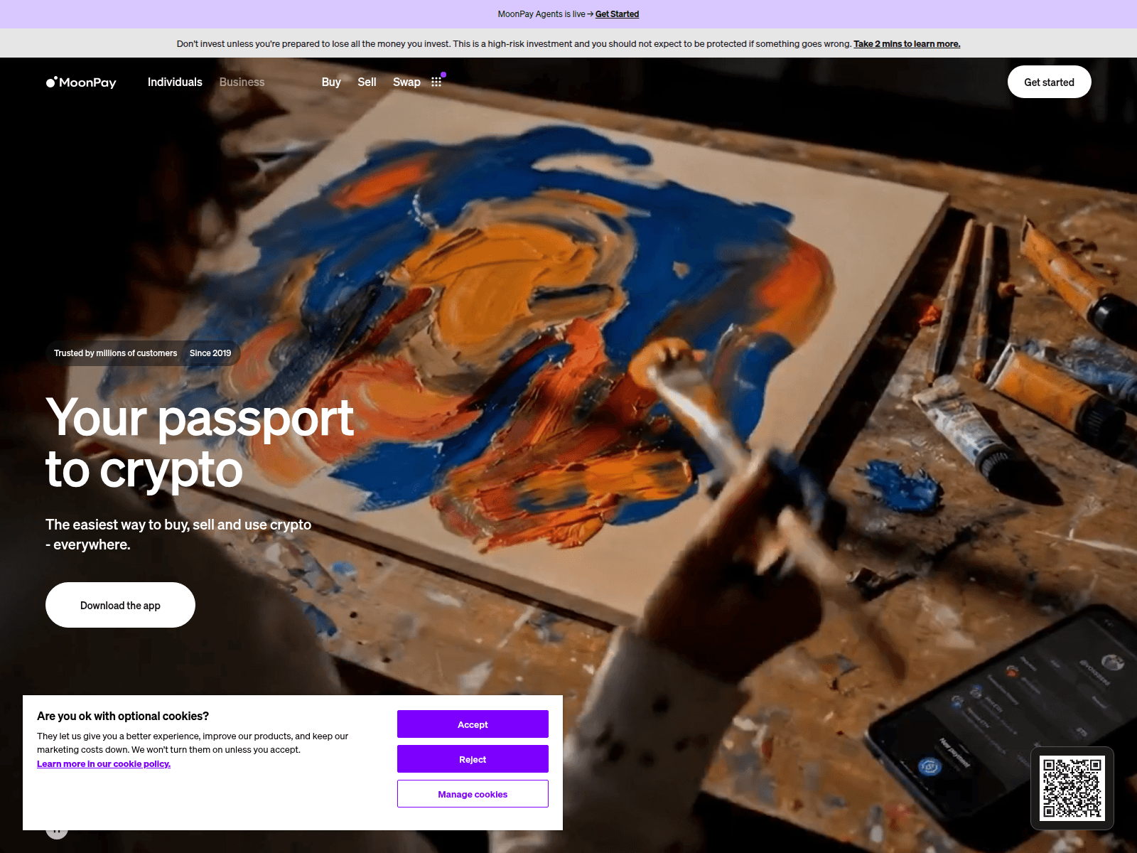 Screenshot of moonpay.store