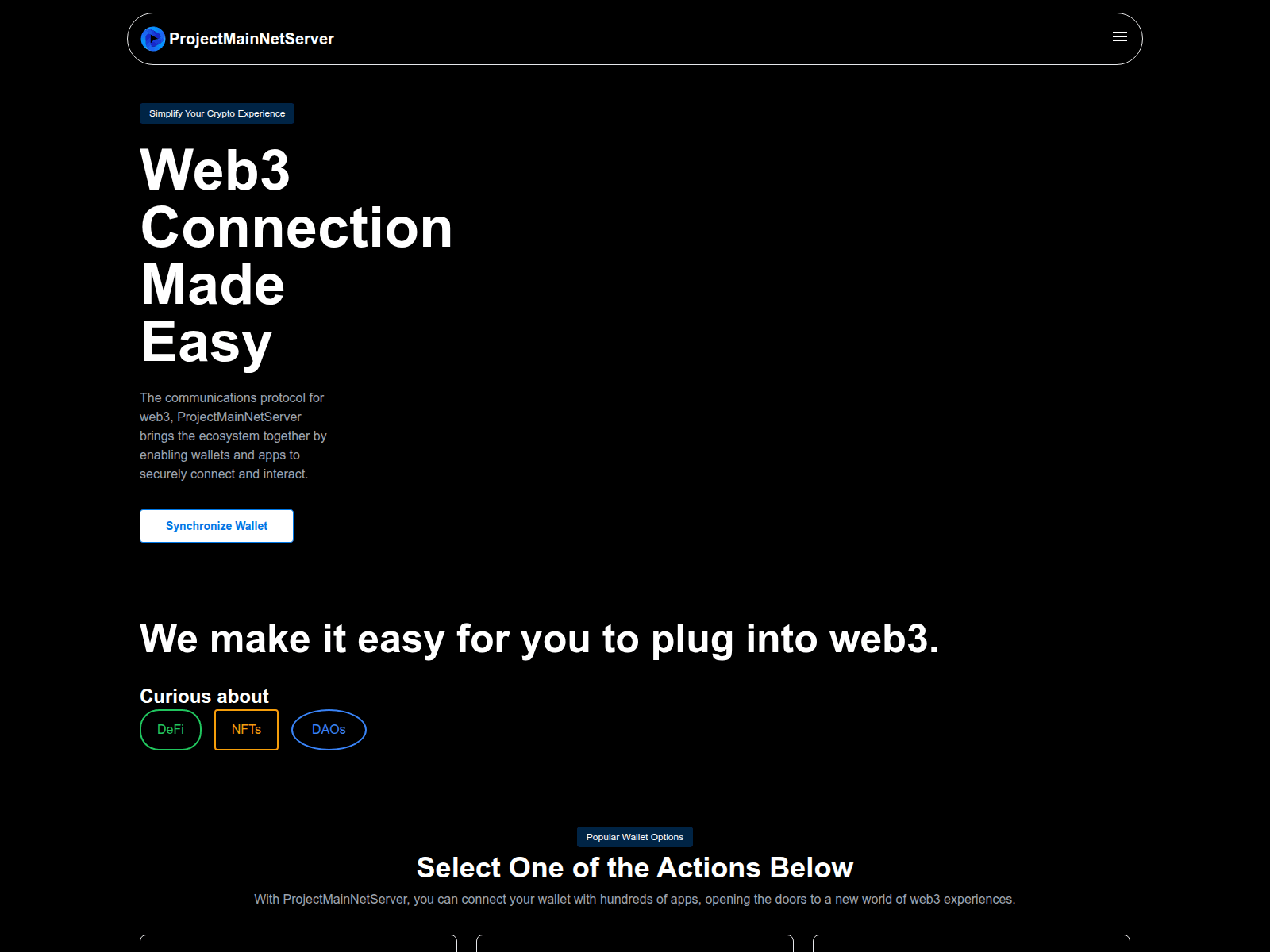 Screenshot of cryptoassetrecovery.pages.dev