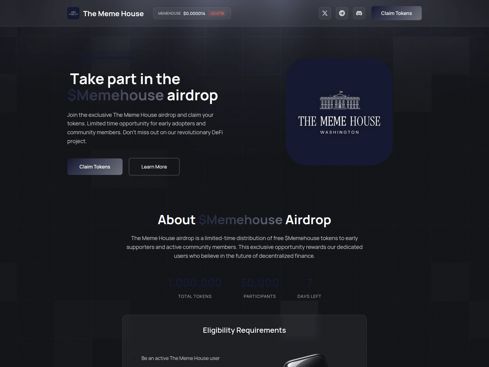 Screenshot of register-memehouse.fun