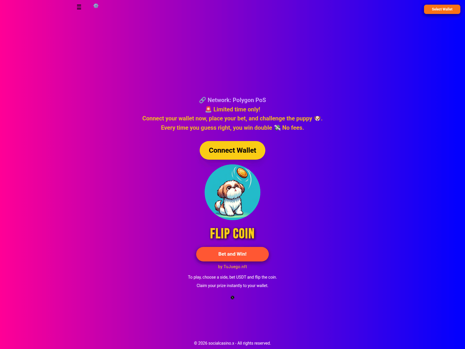Forensic screenshot of www.tujuegoflip.online