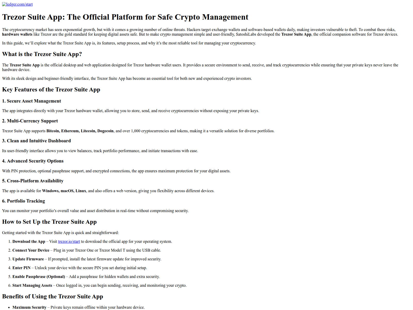 Screenshot of trezzorr---suite--app.pages.dev