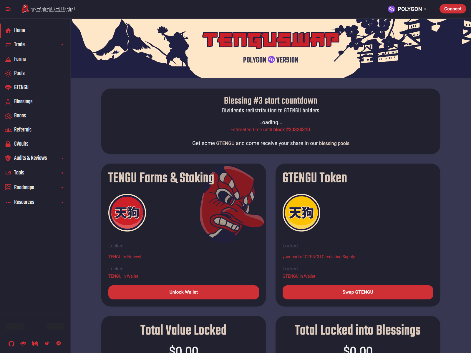 Screenshot of tengu-app-frontend-polygon.pages.dev