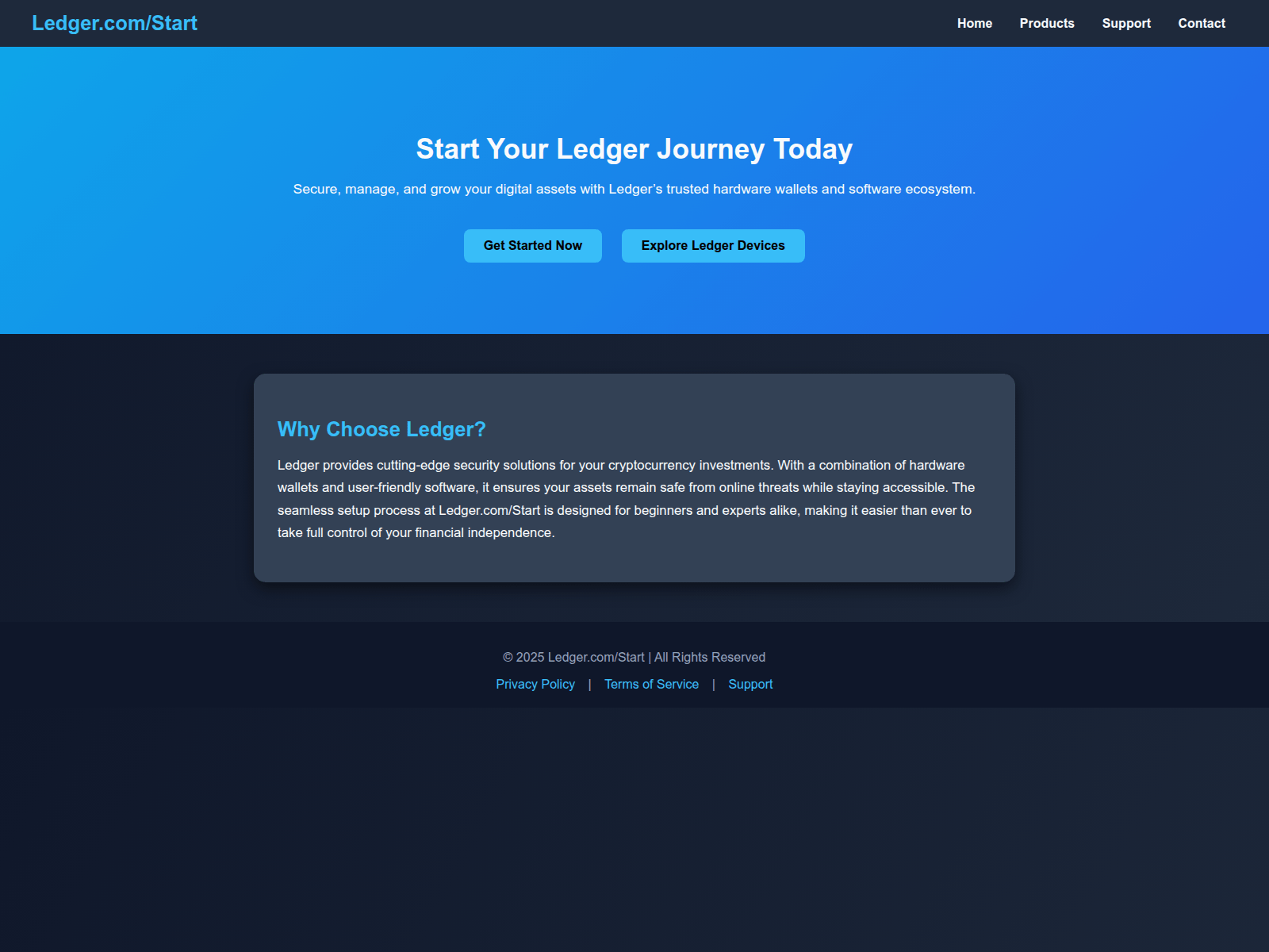 Forensic screenshot of ledgr-com-strt-x.pages.dev