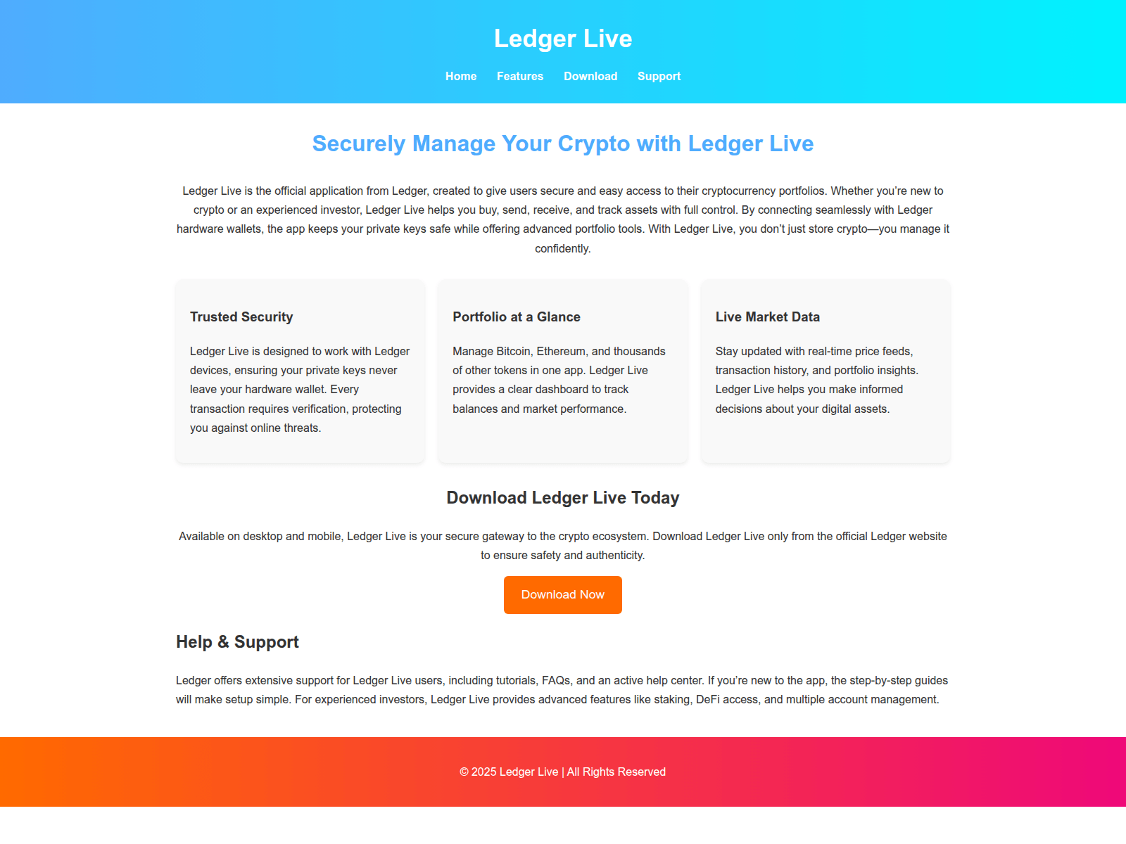 Screenshot of live-ldger-io.pages.dev