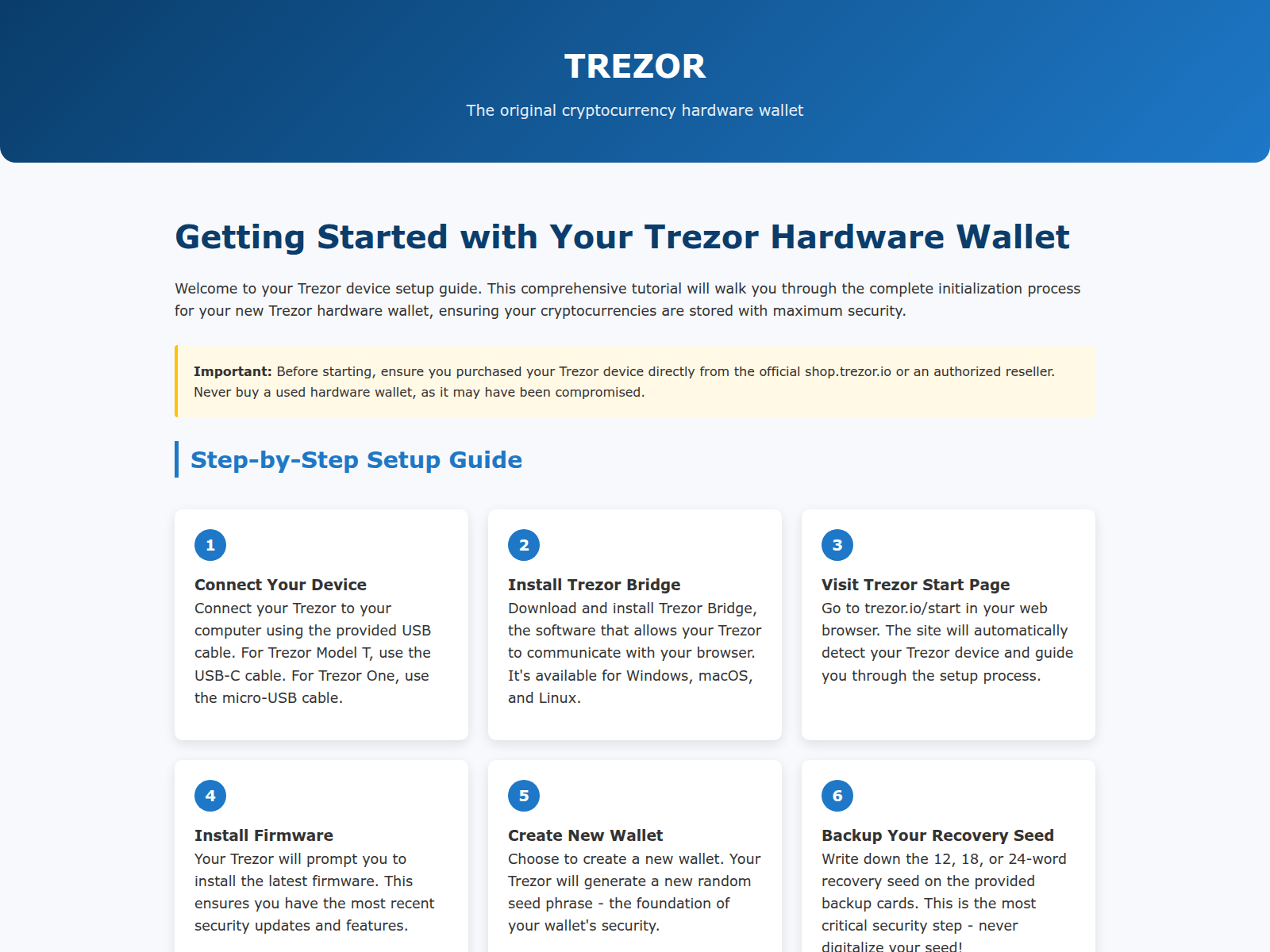 Screenshot of start-public-trezrio.pages.dev