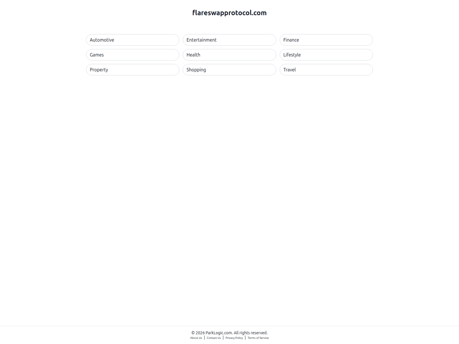 Screenshot of flareswapprotocol.com