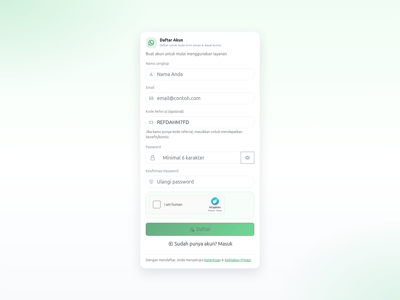 Screenshot of monsterwa.id